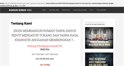 Desktop Screenshot of bangunrumah123.com